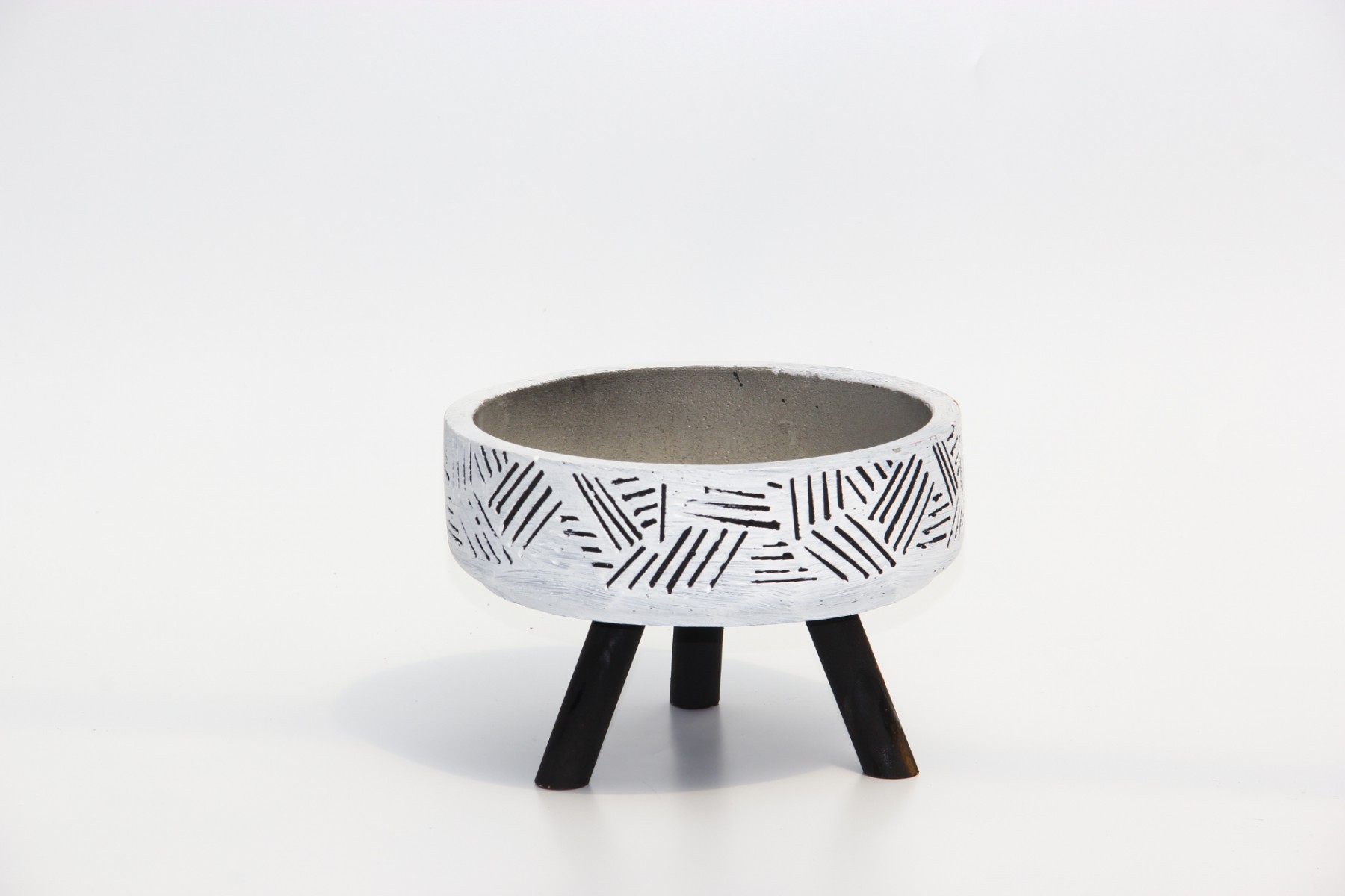 BONSAİ SAKSISI ARKAİK MOTİF AYAKLI - EL YAPIMI BEYAZ BETON SAKSI BONSAİ SAKSISI ARKAİK MOTİF AYAKLI - EL YAPIMI BEYAZ BETON SAKSI