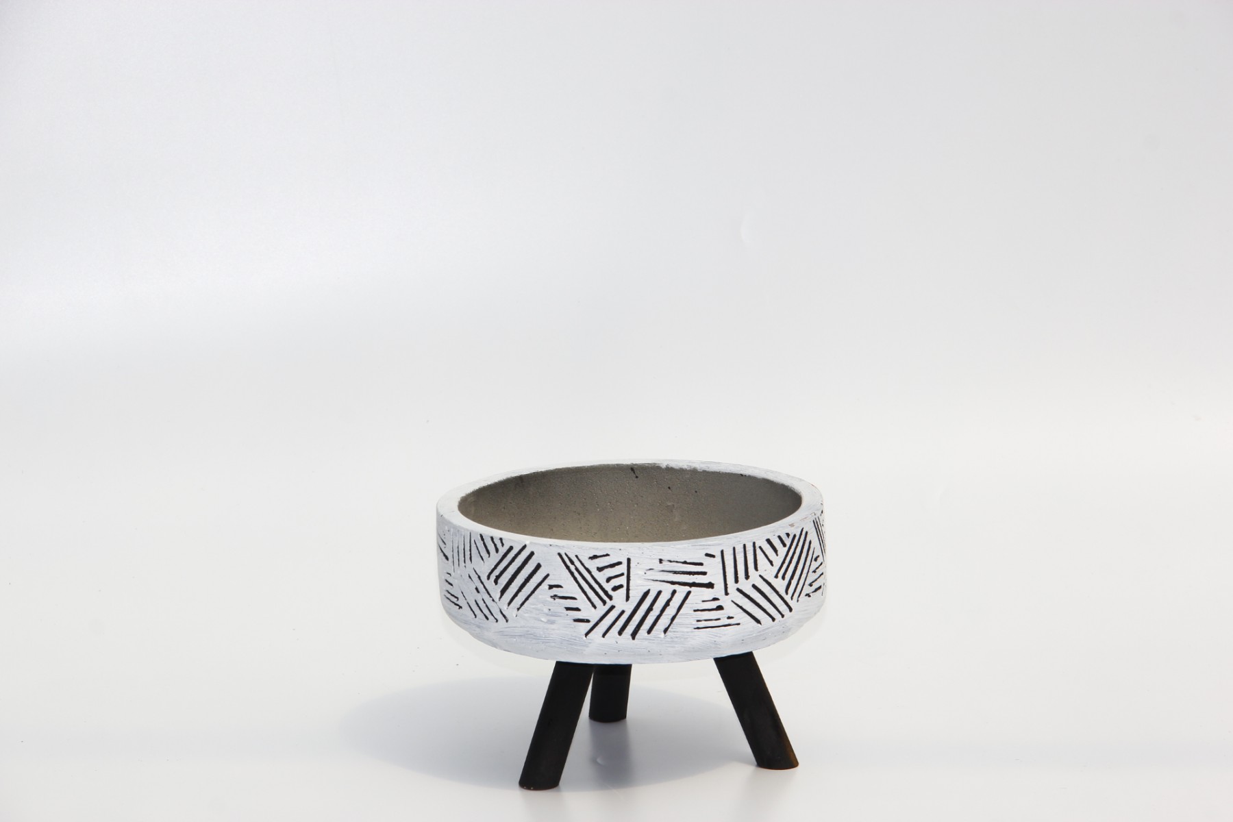 BONSAİ SAKSISI ARKAİK MOTİF AYAKLI - EL YAPIMI BEYAZ BETON SAKSI BONSAİ SAKSISI ARKAİK MOTİF AYAKLI - EL YAPIMI BEYAZ BETON SAKSI