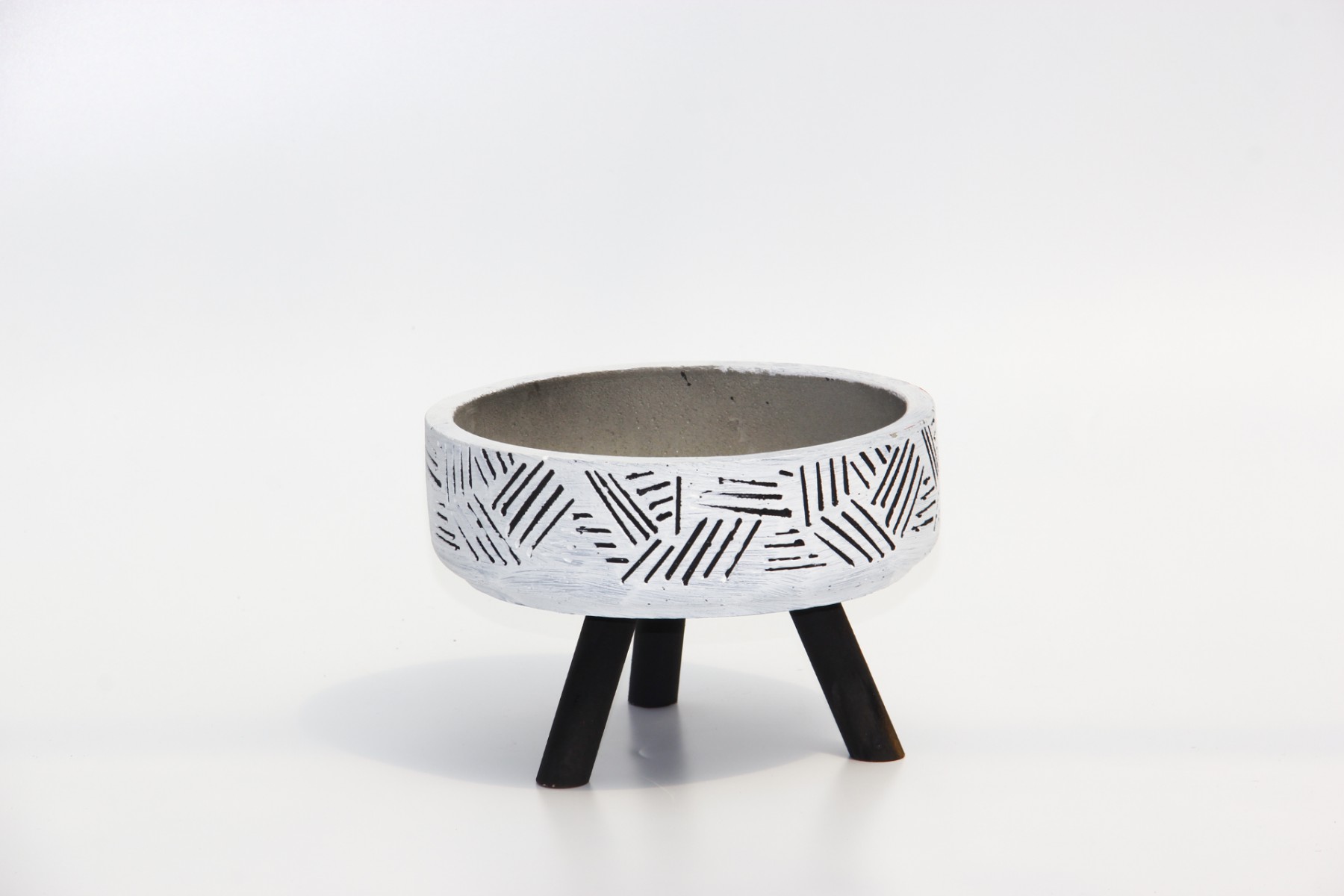 BONSAİ SAKSISI ARKAİK MOTİF AYAKLI - EL YAPIMI BEYAZ BETON SAKSI BONSAİ SAKSISI ARKAİK MOTİF AYAKLI - EL YAPIMI BEYAZ BETON SAKSI