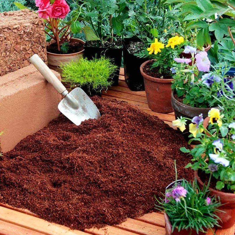 Cocopeat Sıkıştırılmış Hindistan Cevizi Torfu 65 Lt (Kokopit)