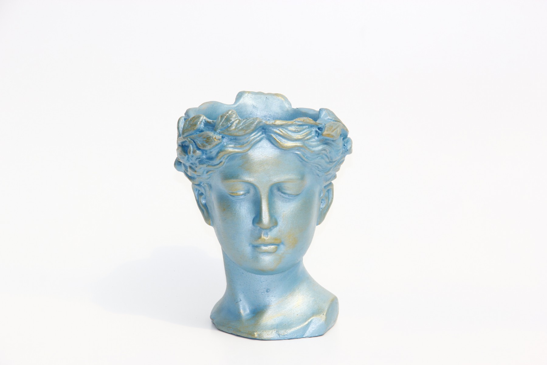 HELEN SAKSI - EL YAPIMI MAVİ RENK HELEN SAKSI - EL YAPIMI MAVİ RENK