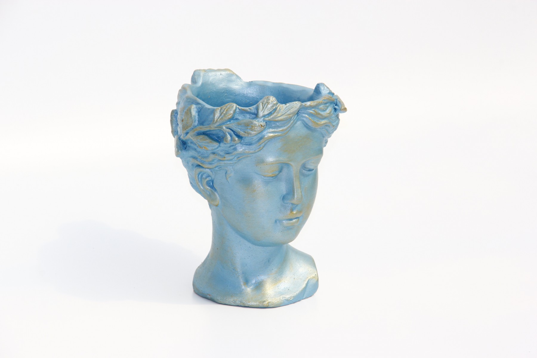 HELEN SAKSI - EL YAPIMI MAVİ RENK HELEN SAKSI - EL YAPIMI MAVİ RENK