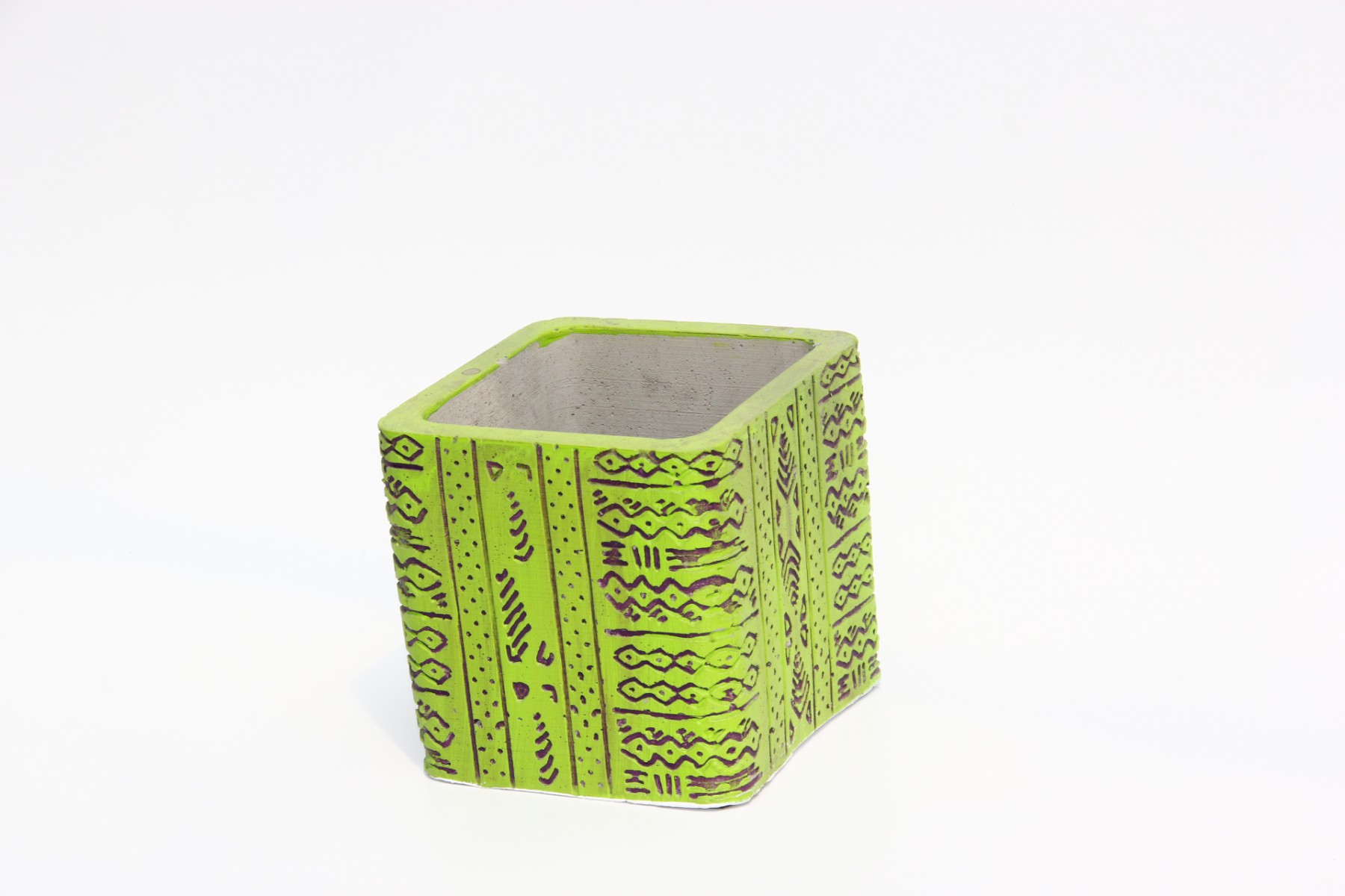 KAKTÜS SAKSISI - EL YAPIMI ARKAİK YEŞİL RENK KAKTÜS SAKSISI - EL YAPIMI ARKAİK YEŞİL RENK