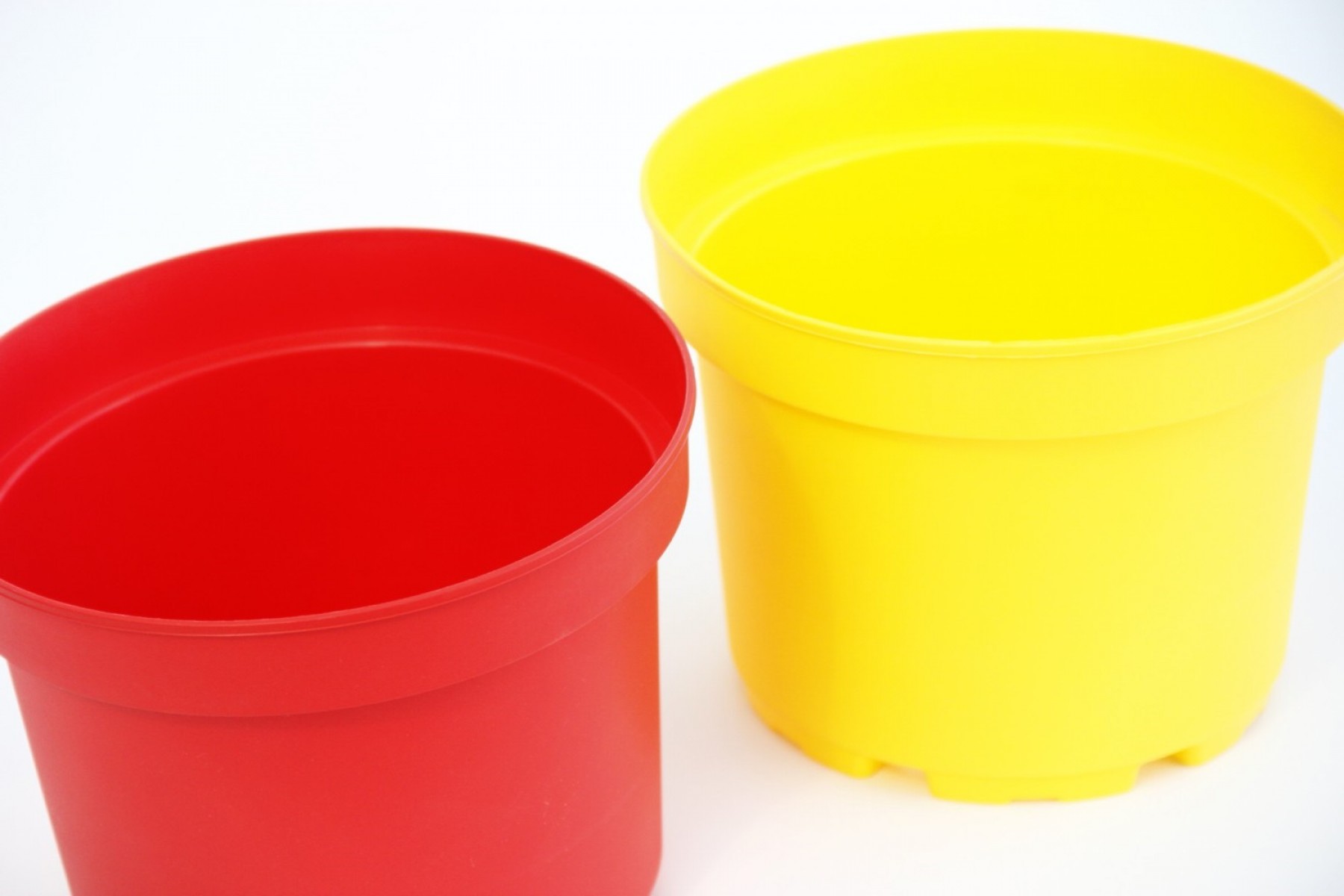 Kırmızı ve Sarı Saksı 2 Renk 20 Adet