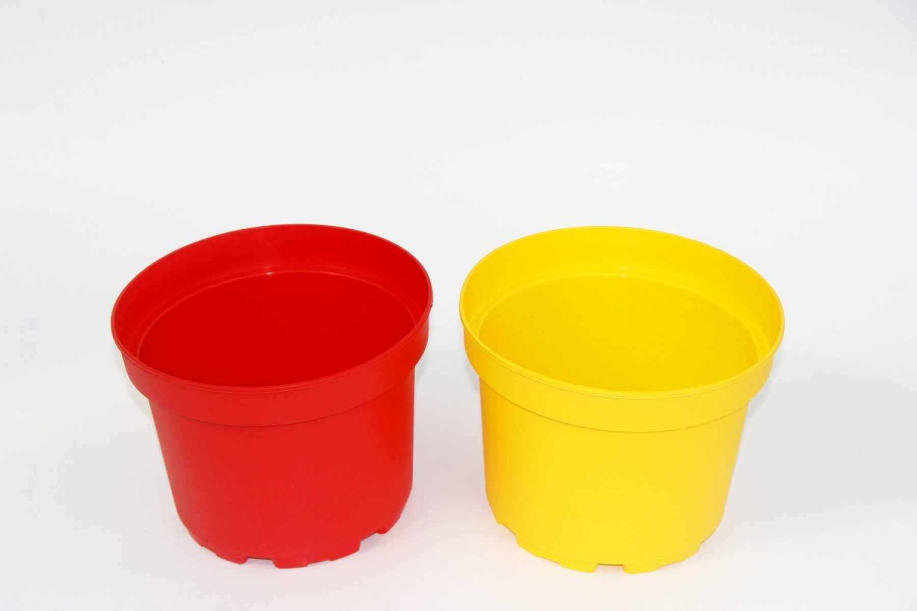 Kırmızı ve Sarı Saksı 2 Renk 6 Adet