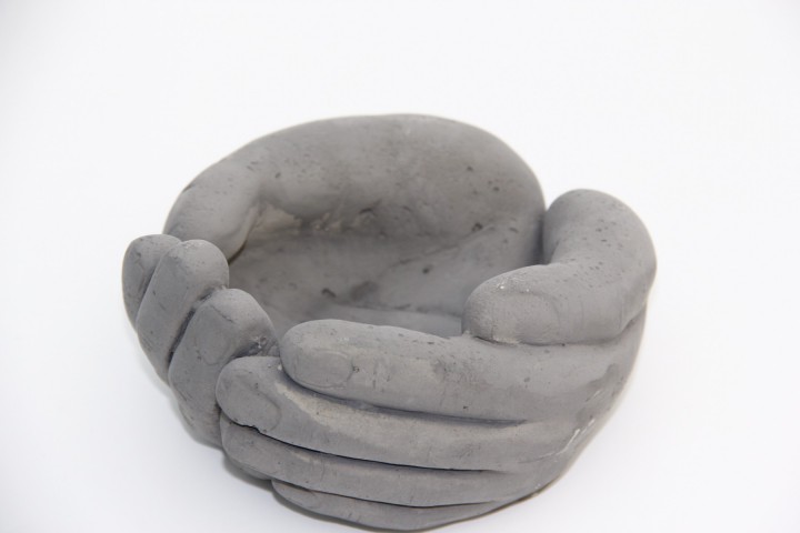 AVUÇ SAKSI 3 ADET - EL YAPIMI BETON SAKSI ÖZEL TASARIM