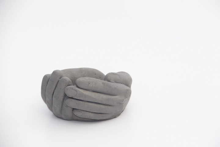 AVUÇ SAKSI 3 ADET - EL YAPIMI BETON SAKSI ÖZEL TASARIM