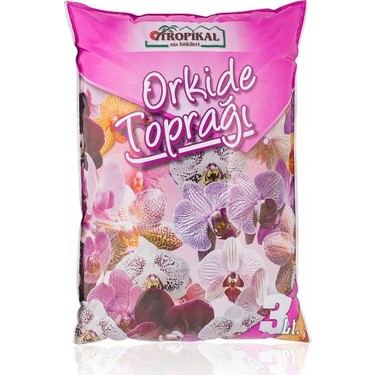 Orkide Bakım Seti Toprak 3 Litre ve Bitki Besin 1 Litre